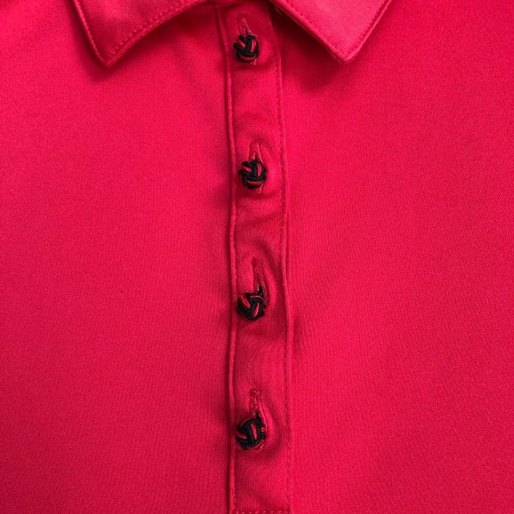 EP Pro Tour Tech Golf Polo Shirt Top Red - Picture 2 of 7